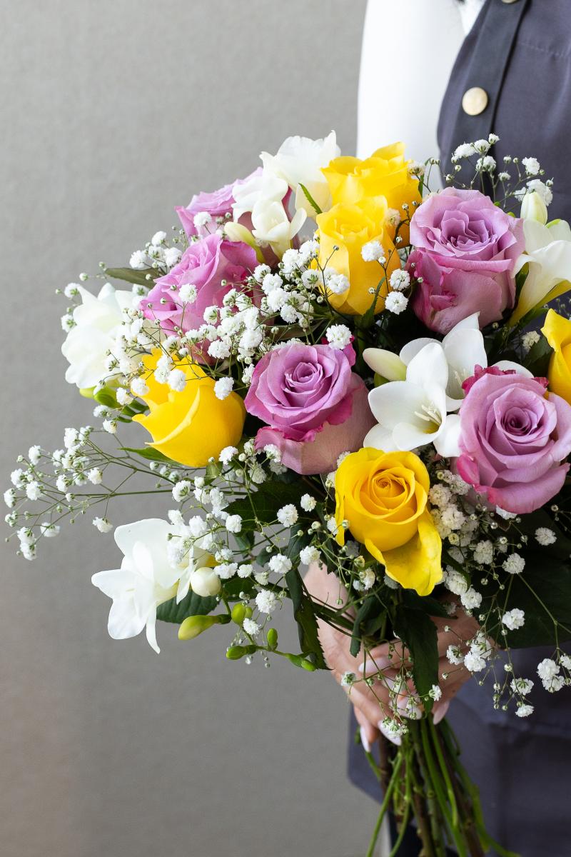 Sweet Rose & Freesia Bouquet