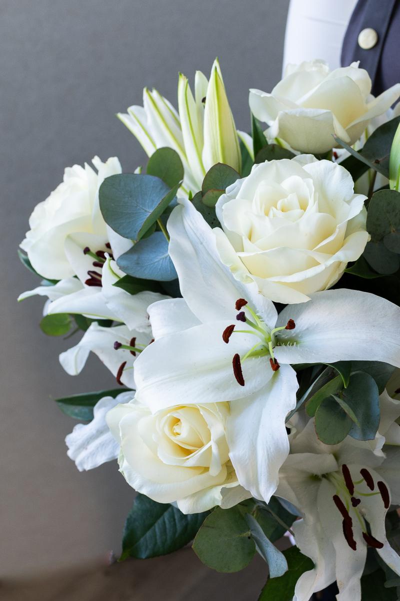 Luxury Lily and Rose Bouquet