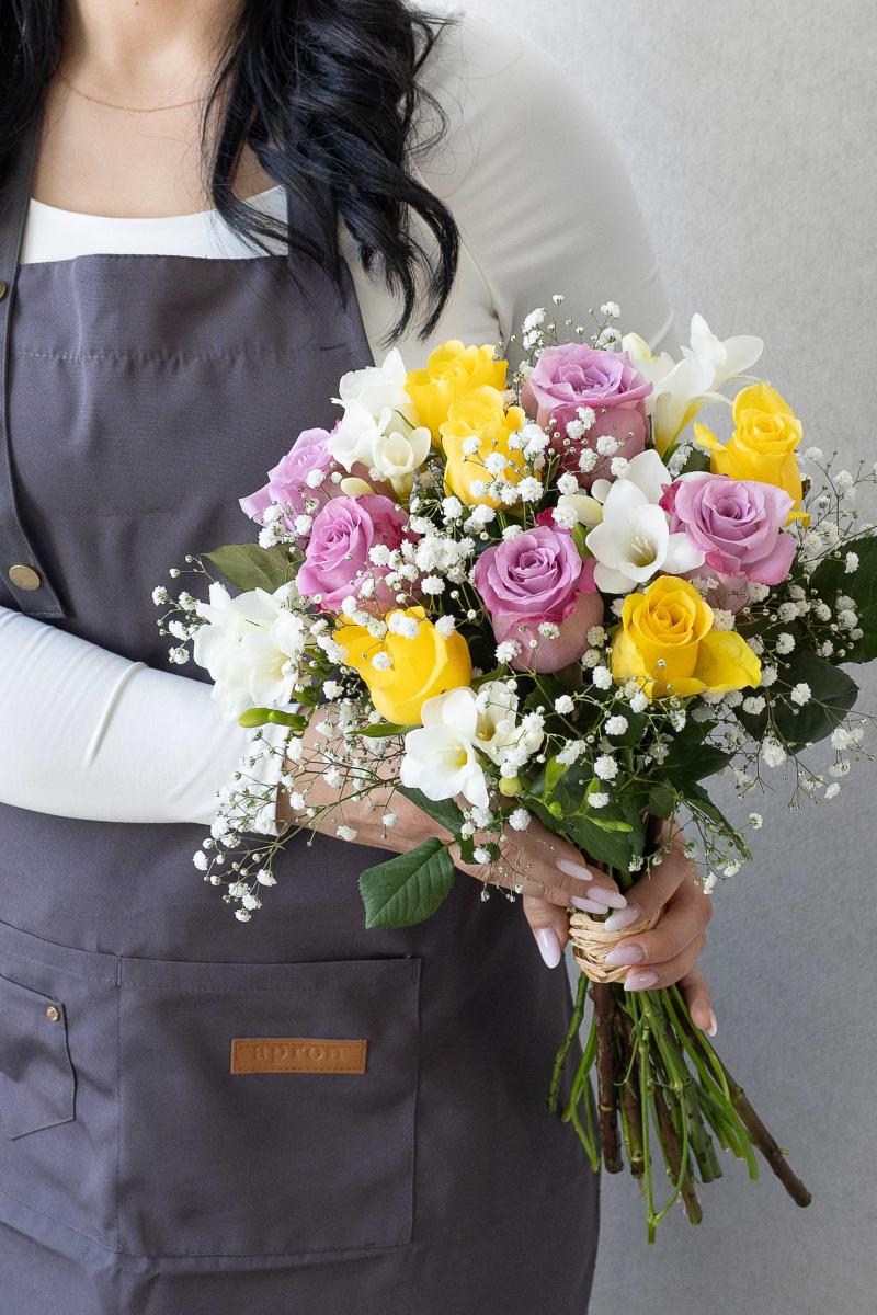 Sweet Rose & Freesia Bouquet